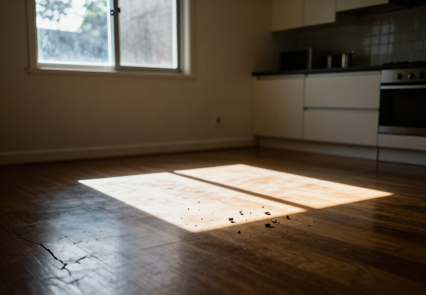 Termite damage in a La Perouse property before treatment